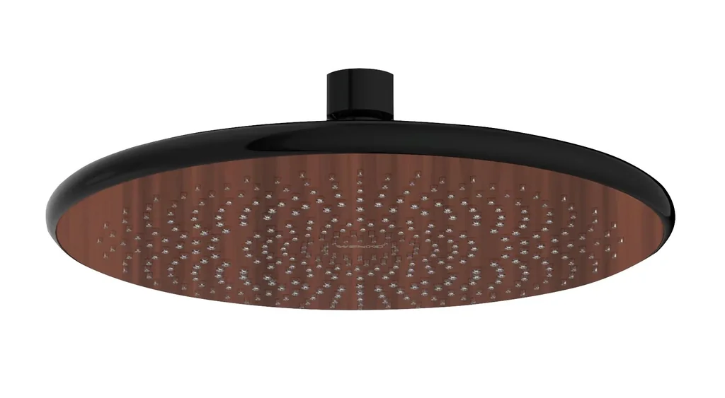 Wasserspar-Regenduschkopf Watersaving Wood, Ø 22,5 cm