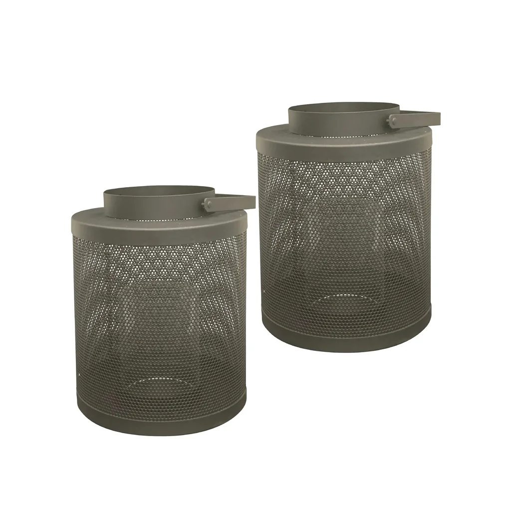 Laternen 2er Set aus Metall