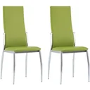 Esszimmerstühle 2-Sitzer Kunstleder grün