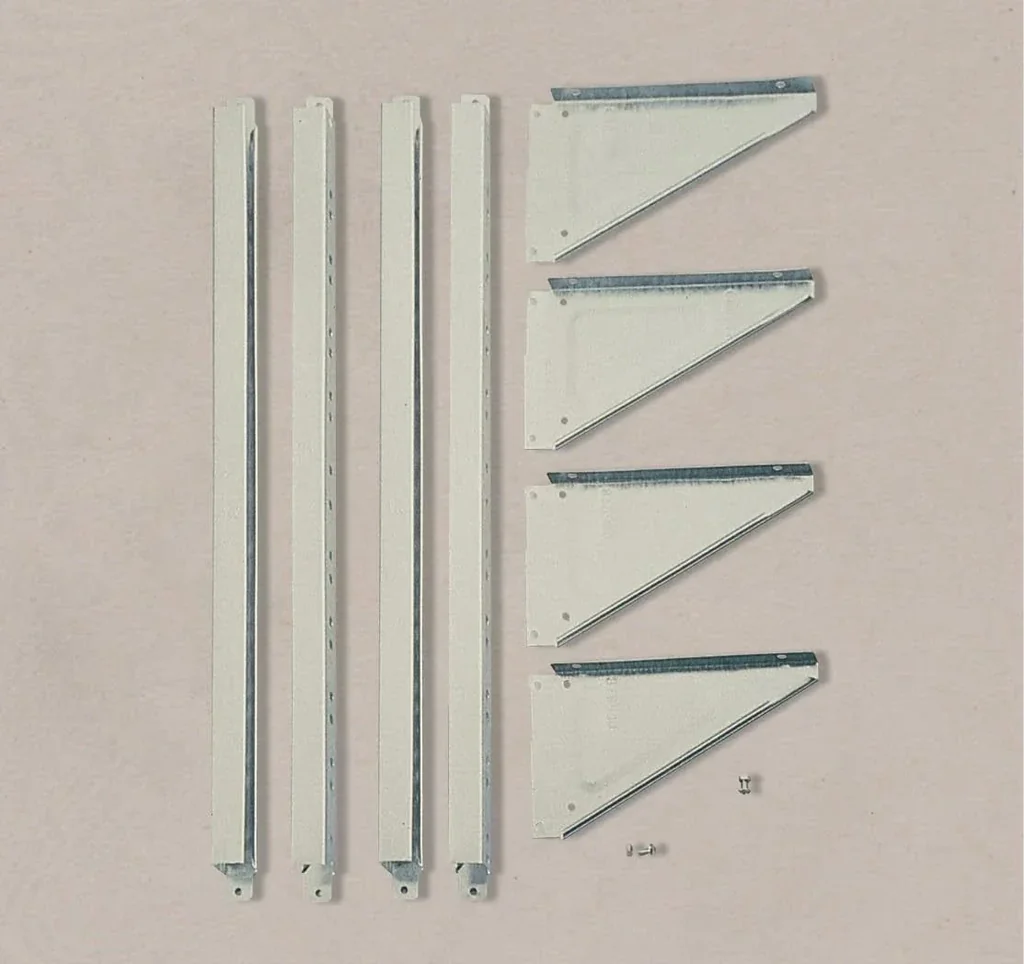 Regalset ohne Böden für Gerätehäuser SS404