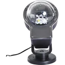 LED Projektor Lichter Lichteffekt Schneeflocke Weihnachten Schwarz