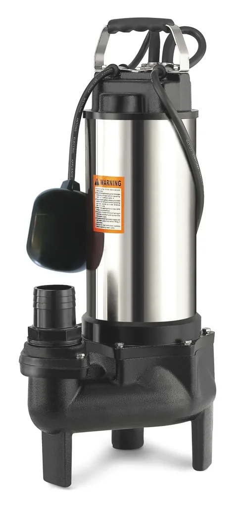 Guss Tauchpumpe Vortex 750 - geeignet für Schmutzwasser und Abwasser