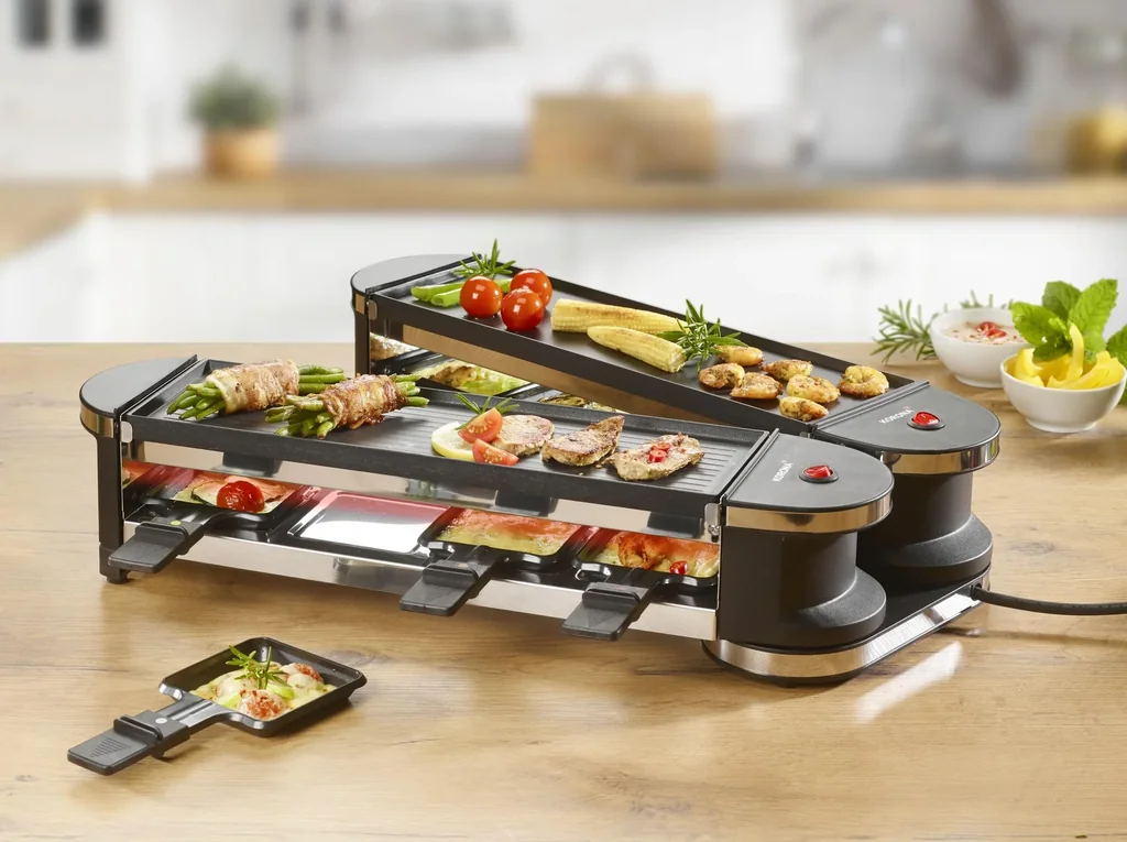 Raclette-Grill 360° drehbar