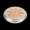 Citronella Spiralen in Zink Brenner