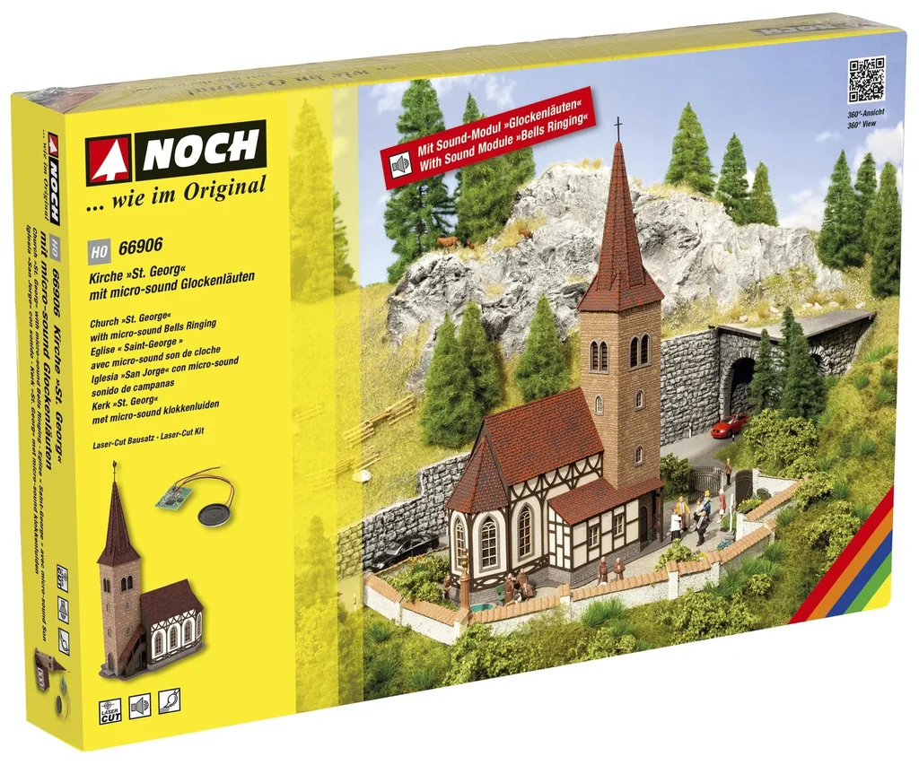 Kirche St. Georg mit micro-sound Glockenläuten