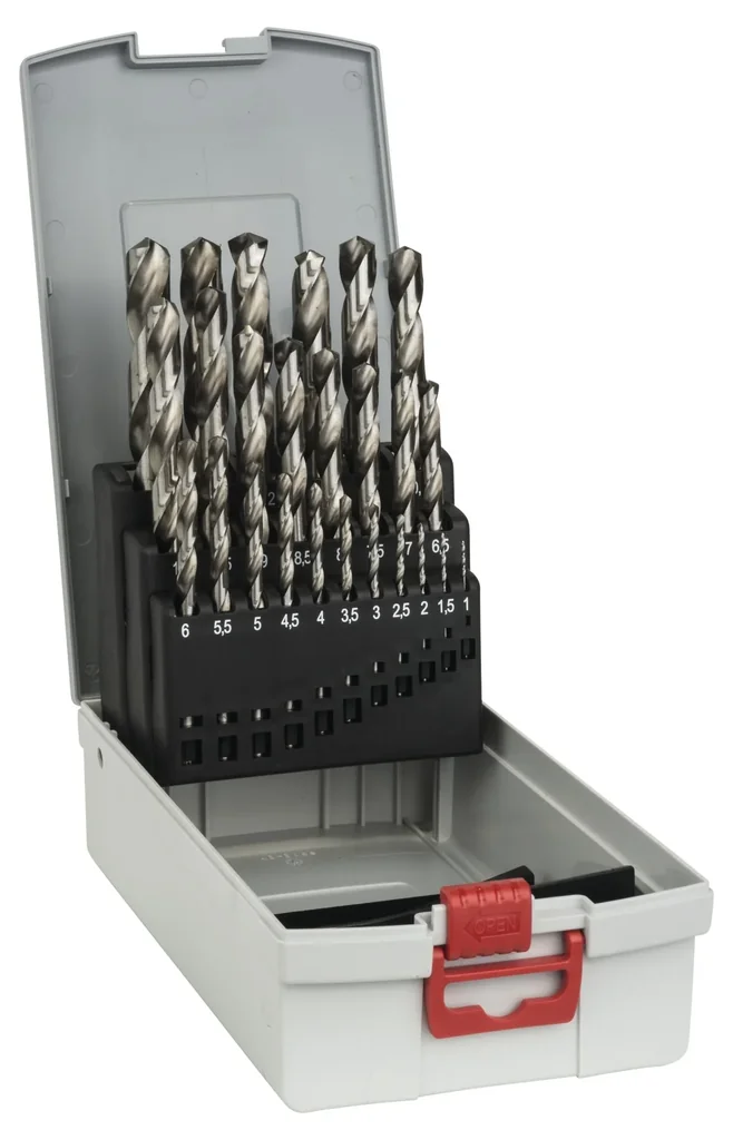 HSS-Spiralbohrer 135° Pro-Box 1,0 - 13,0 mm, 25-teilig