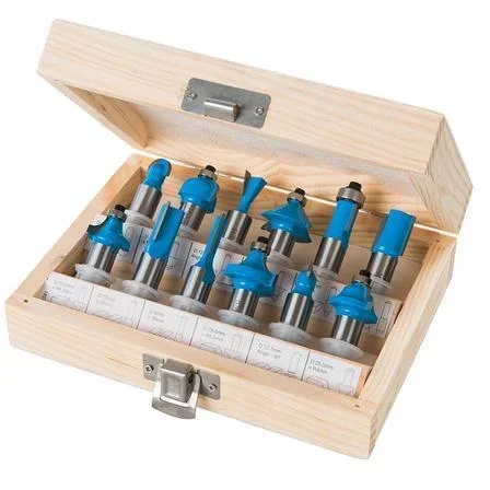 12-teiliger 12 mm TCT-Fräser-Satz