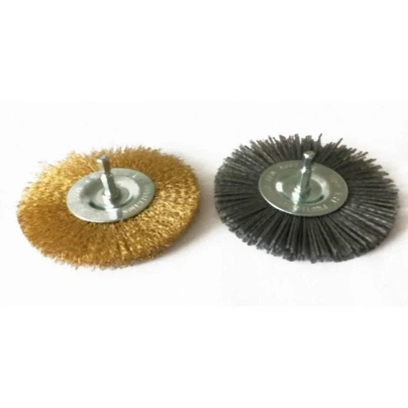 2Stk. Unkrautbürsten Metall/Nylon für Fugenreiniger GFR 401 - 110mm Bürstendurchmesser