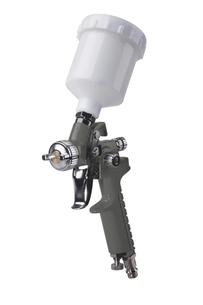 MINI HVLP Lackierpistole 0,8 mm + 0,5 mm Düsensatz extra