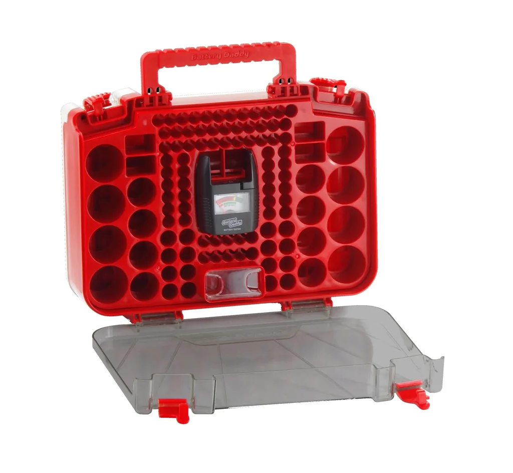 Batterievorratskoffer inklusive Tester