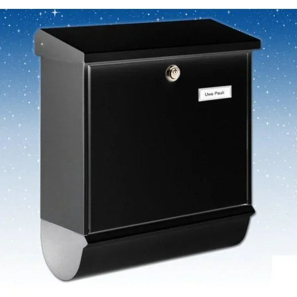 Briefkasten Comfort-set schwartz