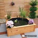 Hochteich mit 4 seitlichen Pflanzzonen Solar