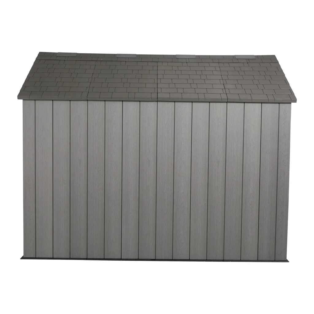 Kunststoff Gerätehaus Saturn dunkelgrau, 244 x 305 x 244 cm