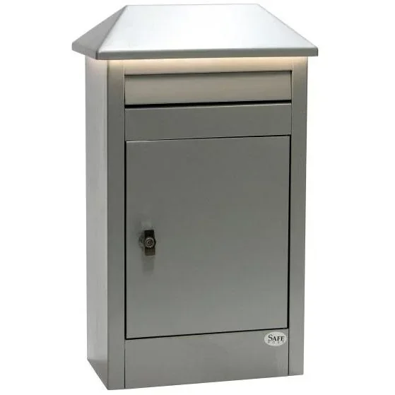 SafePost Premium 50 LED Silbergris