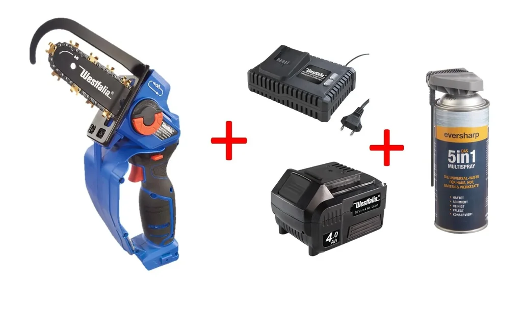 Set X-SAW II, Li-Ionen Akku 4 Ah, Ladegerät, Eversharp