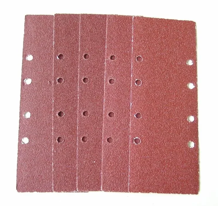 Schleifpapier K80, 90 x 187 mm, 5 Stück