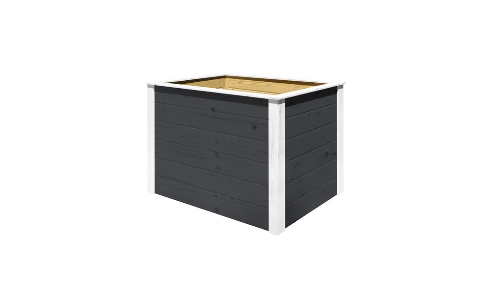 Element-Hochbeet Modular, Wandstärke 21 mm, anthr., 100 x 71 x 69 cm
