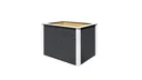 Element-Hochbeet Modular, Wandstärke 21 mm, anthr., 100 x 71 x 69 cm