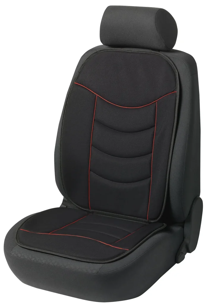 Sitzaufleger Elegance Plus rot schwarz
