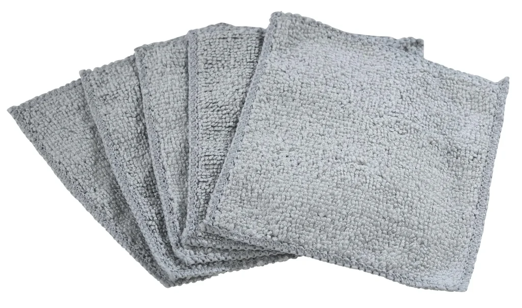 zilotex ® Brillenputztücher, Mikrofaser mit reinem Silbernitrat, 5er-Set
