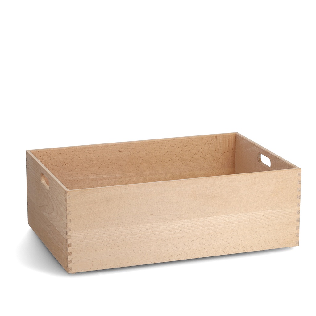 Allzweckkiste, Buche lackiert, 60 x 40 x 21 cm