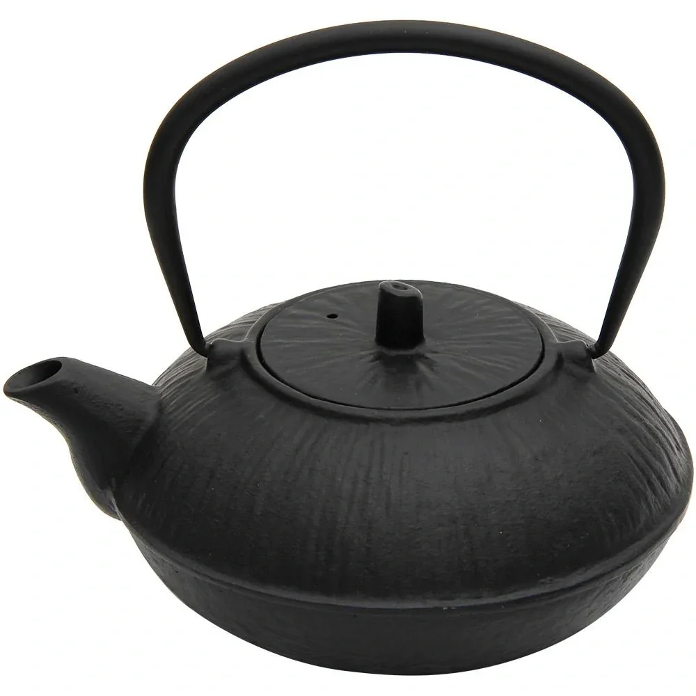 Teekessel Gusseisen - 1100 ml - Schwarz