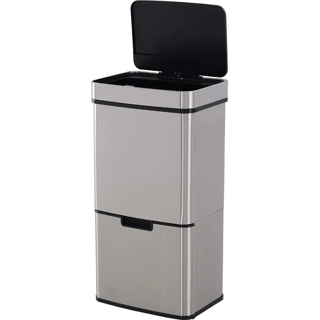 Abfalleimer mit Sensor silber