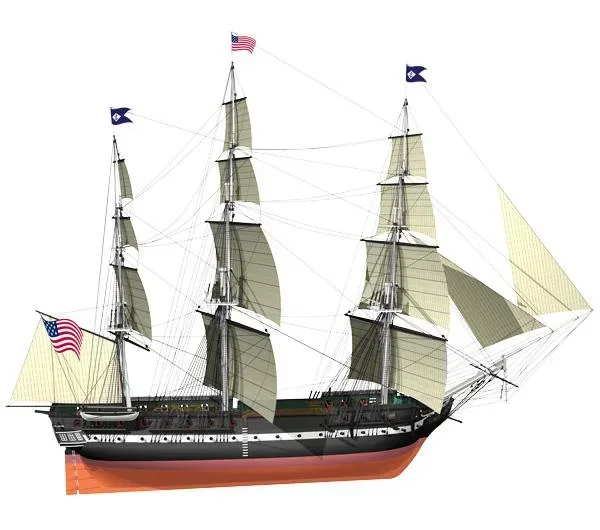 Baukasten USS Constitution