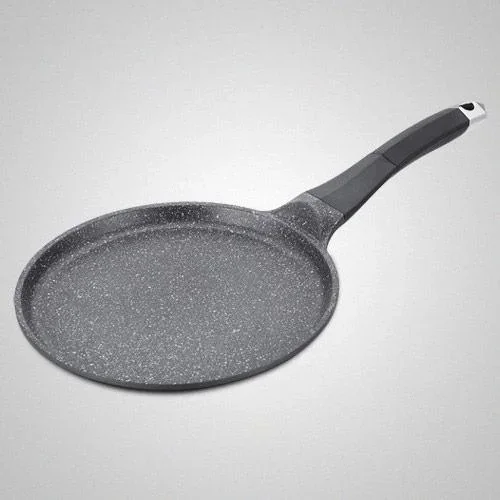 Pfannkuchenpfanne - Marmorbeschichtung - 28cm - Schwarz
