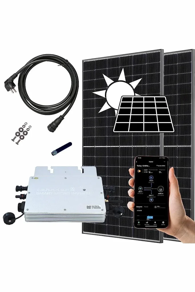 Premium Balkonstrom System 600 Watt, steckerfertig