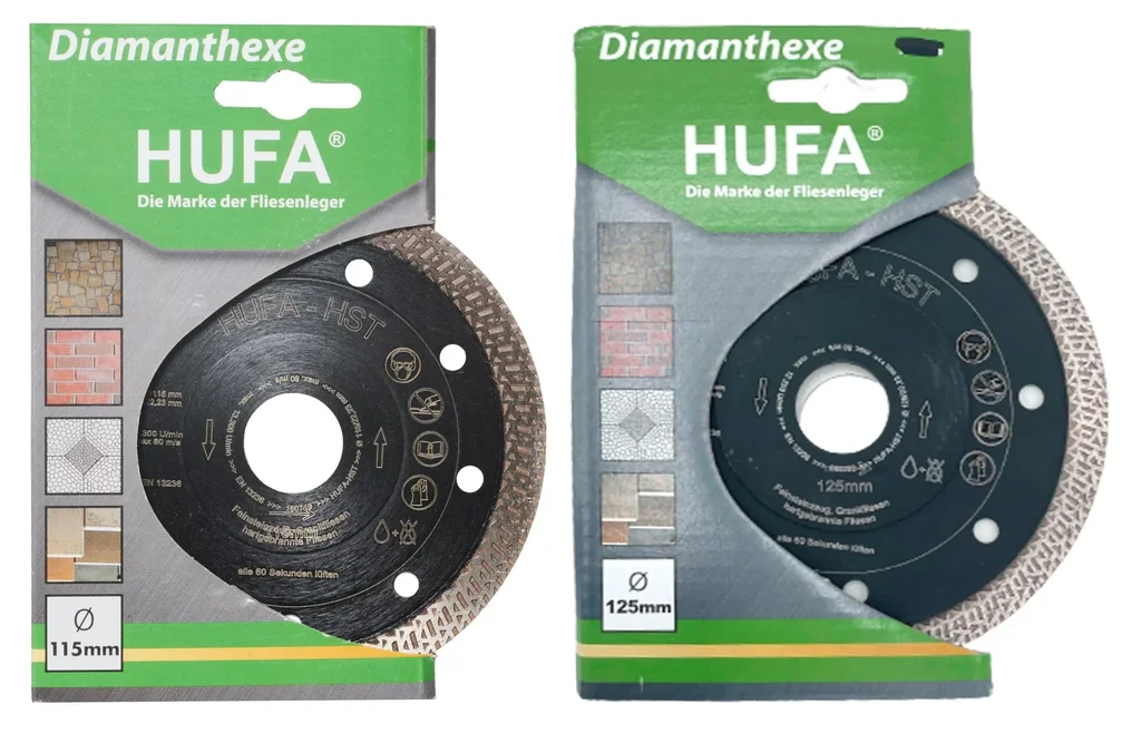Diamanttrennscheibe für Fliese "HST", 115 mm
