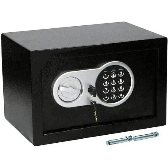 Elektronischer Safe - Stahl - 20 x 19,5 x 30,5 cm