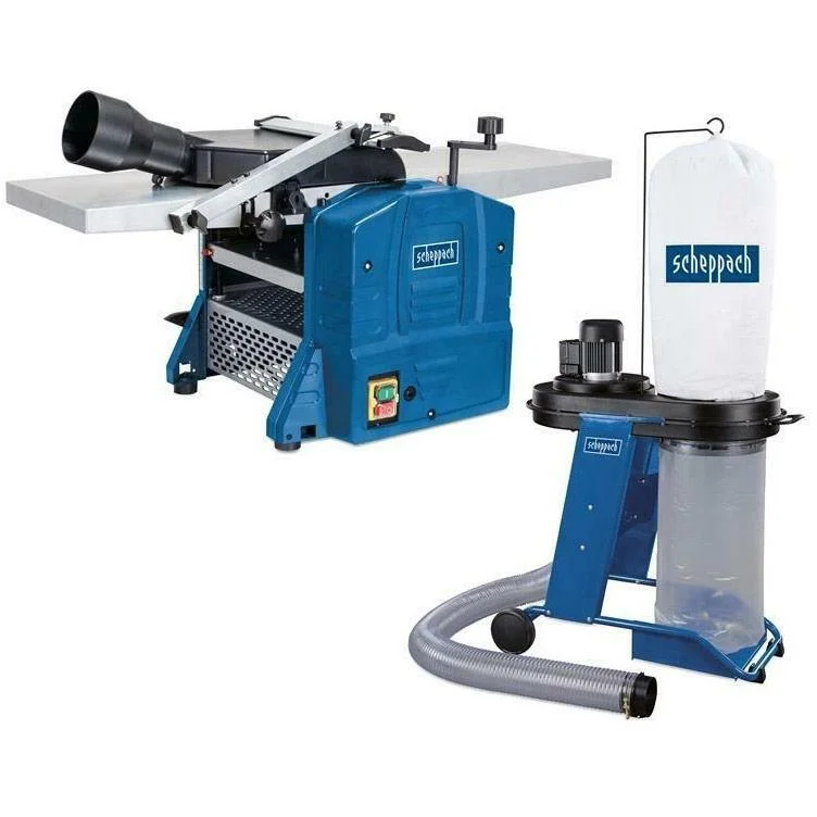 Abricht- und Dickenhobelmaschine HMS1080 + HD12 Absauganlage - 230V | 1500W