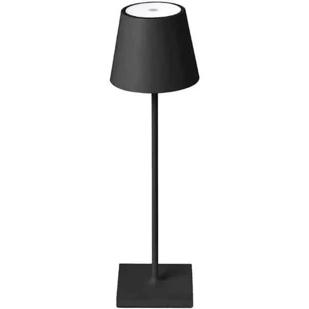 VT-7703 Tischleuchte - 3000K - Dimmbar über Touch - Wiederaufladbar - Schwarz