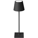 VT-7703 Tischleuchte - 3000K - Dimmbar über Touch - Wiederaufladbar - Schwarz