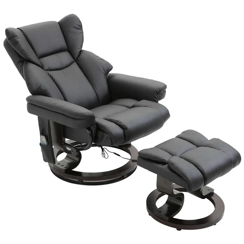 Massagesessel mit Fußhocker Heizfunktion