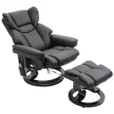 Massagesessel mit Fußhocker Heizfunktion