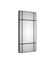 Dekorativer Wandspiegel "Black Square" mit modernem Design 60 x 120 cm