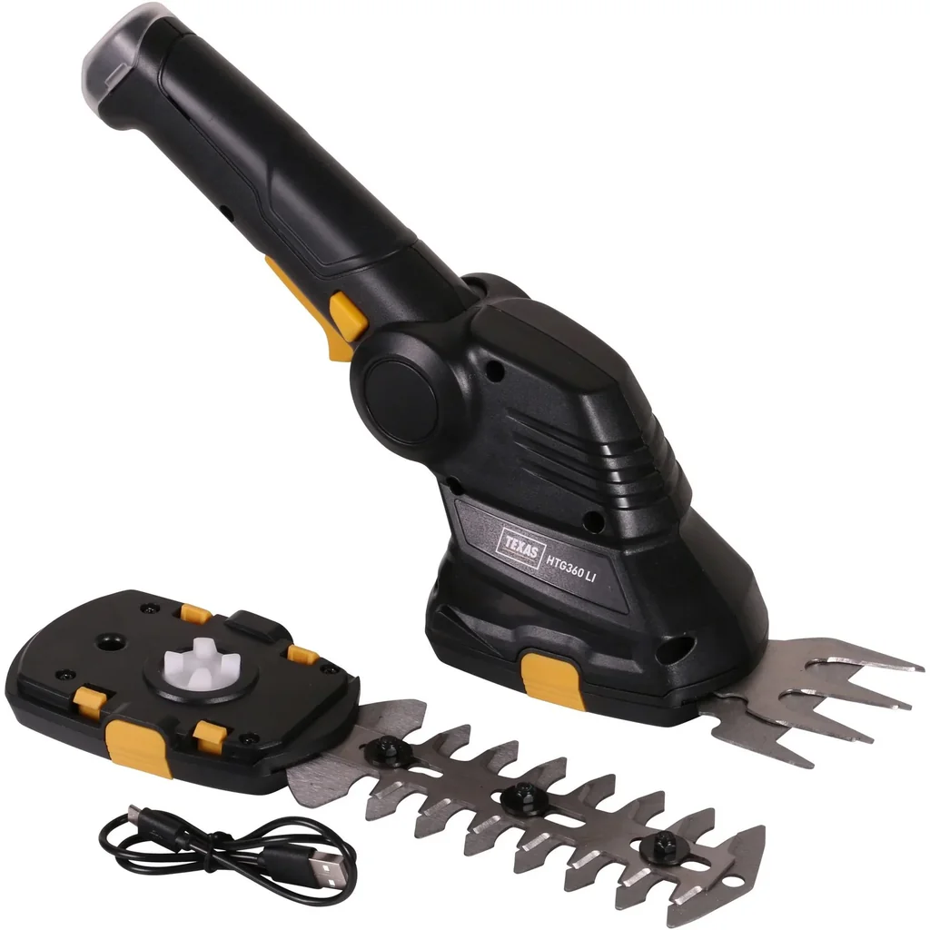 Buchsbaumschere + Heckenschere + Grasschere HTG360Li