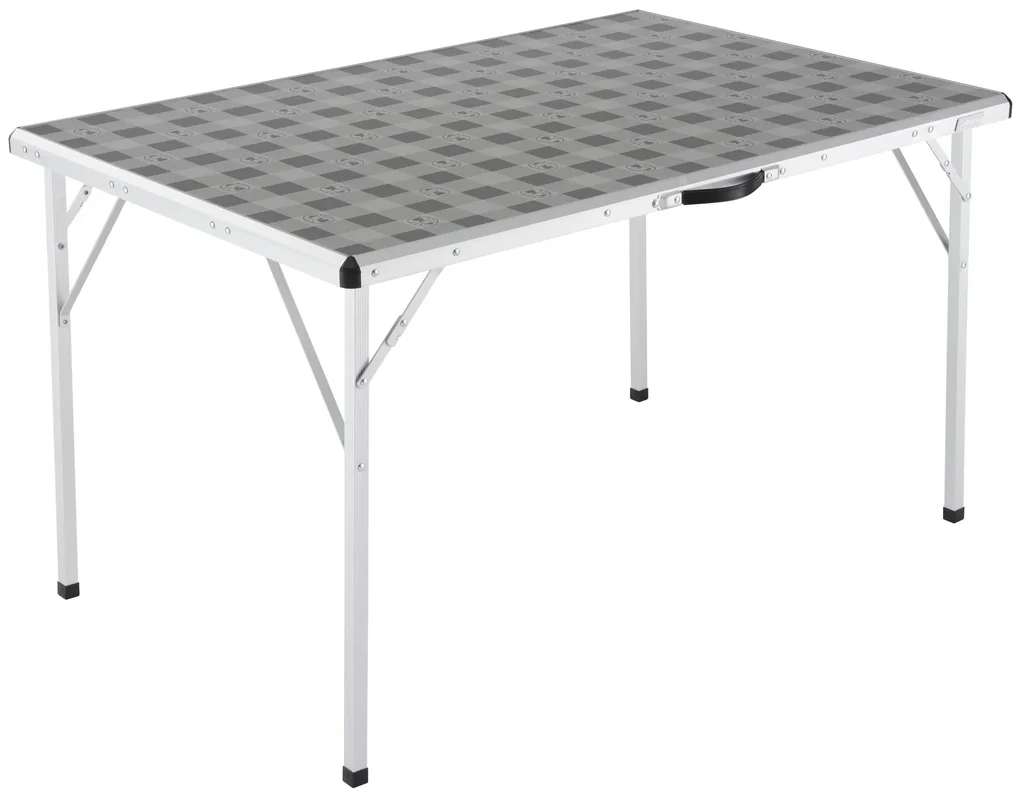 Campingtisch mit antimikrobieller Tischplatte, stabilem Rahmen, faltbaren Beinen und Tragegriff, 120 x 80 x 70 cm