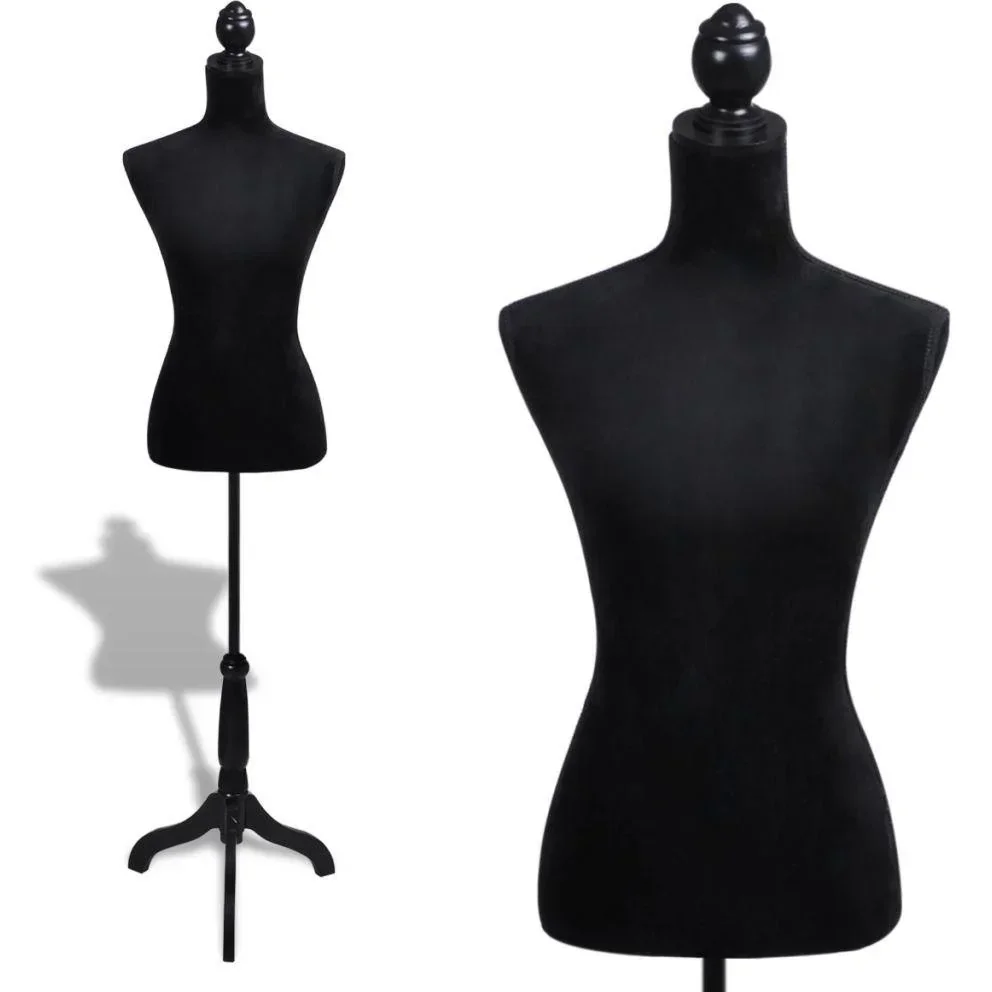 Schaufensterpuppe Torso Frau schwarz