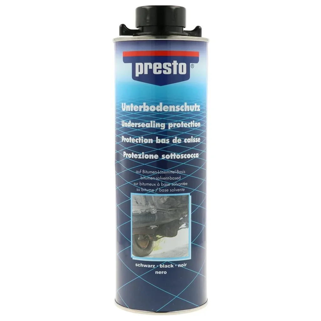 Unterbodenschutz Bitumen, Farbe schwarz, 1000 ml Spritzpistolendose