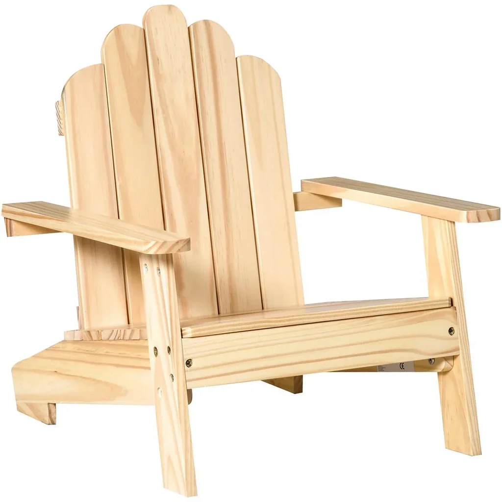 Kinder Gartenstuhl aus Holz natur