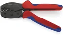 KNIPEX PreciForce Crimpzange mit Mehrkomponenten-Hüllen brüniert 220 mm