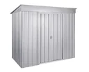 Gerätehaus Pultdach Skillion 84, silber metallic