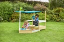 Holz Sandkasten Kinderspielboot AHOY
