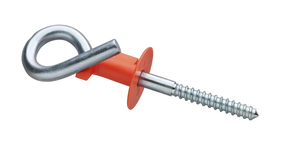 Schaukelhaken, Schaukelschraube mit Sicherheitsclip 20 cm für Rutschen und Schaukeln