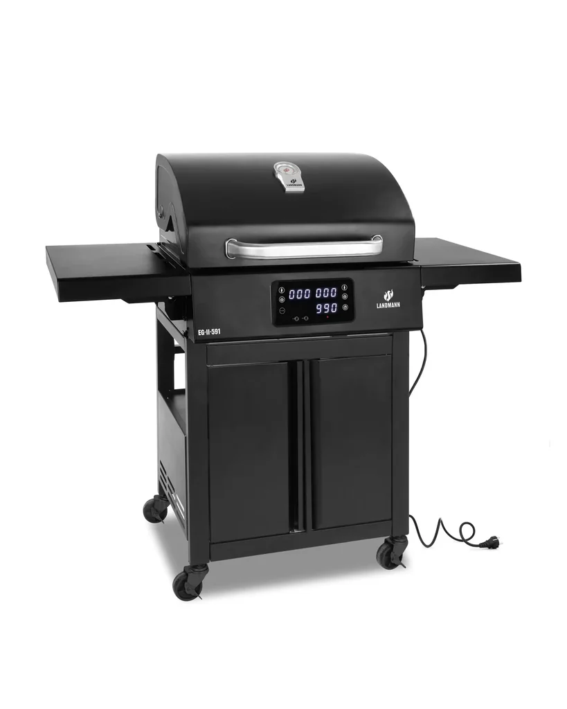 Elektro-Grillwagen, 3200 Watt, EG-II-591, Schwarz