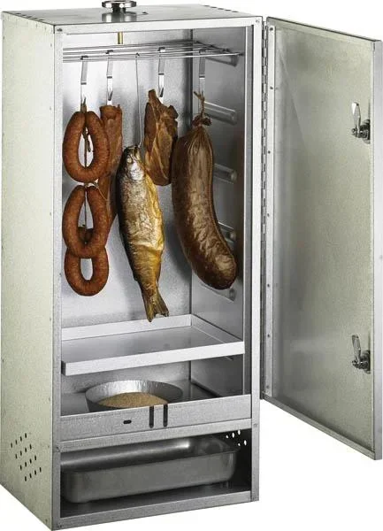 Räucherofen "Komfort Modell", aus aluminierten Feinblech mit Tür
