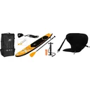 Special Edition Sup board set - 6-teilig mit FREE SUP Chair - bis zu 150 kg - 320 cm - Aufblasbar - Orange/Schwarz